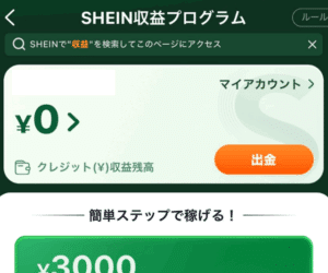SHEIN収益プログラム